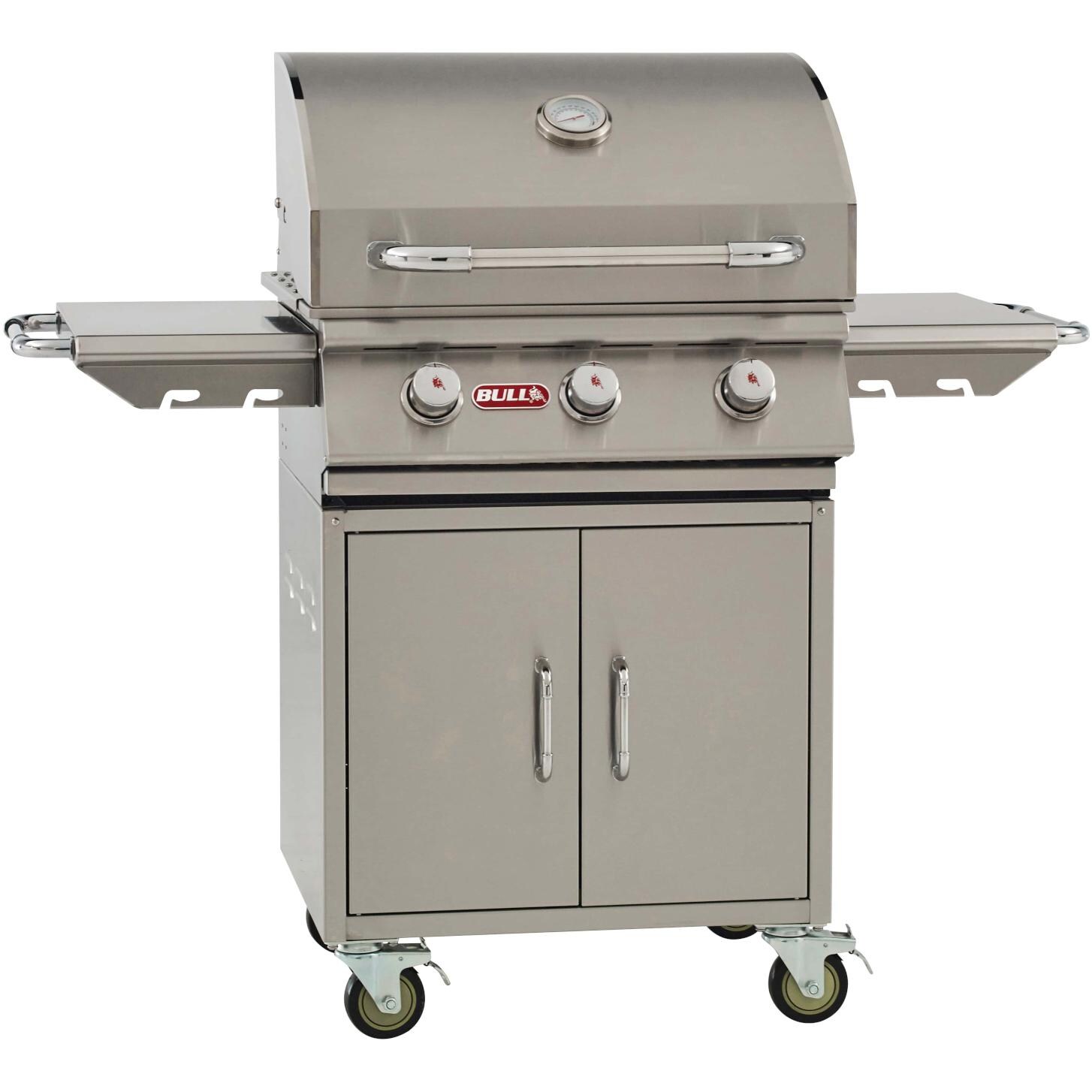 Bull 69101 Steer Premium 25-Inch 3-Burner Freestanding Propane Gas Grill thumbnail
