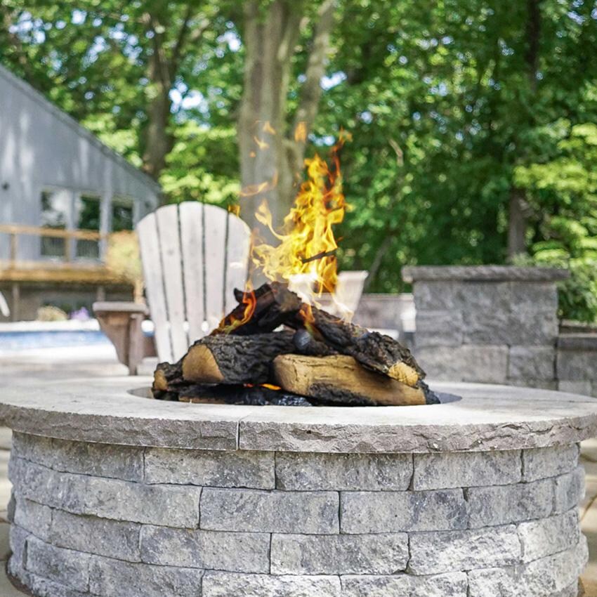 Warming Trends FO60LP Octagonal 60 Inch Liquid Propane Ready To Finish Fire Pit Kit - Ready-to-Finish Circle Shape Shown thumbnail