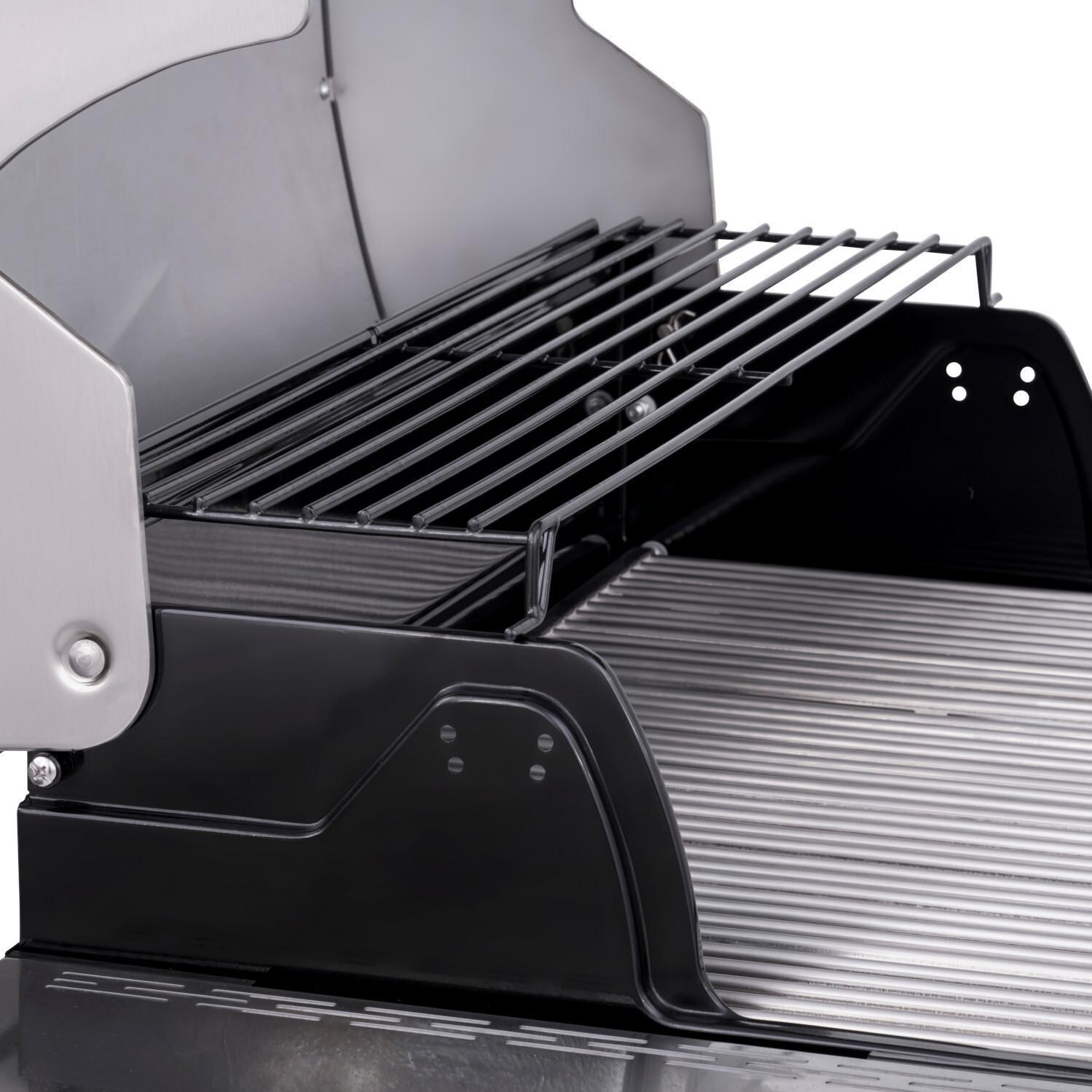 Saber Select R52SC0421 4-Burner 30-Inch Infrared Propane Gas Grill - Side View Grates thumbnail