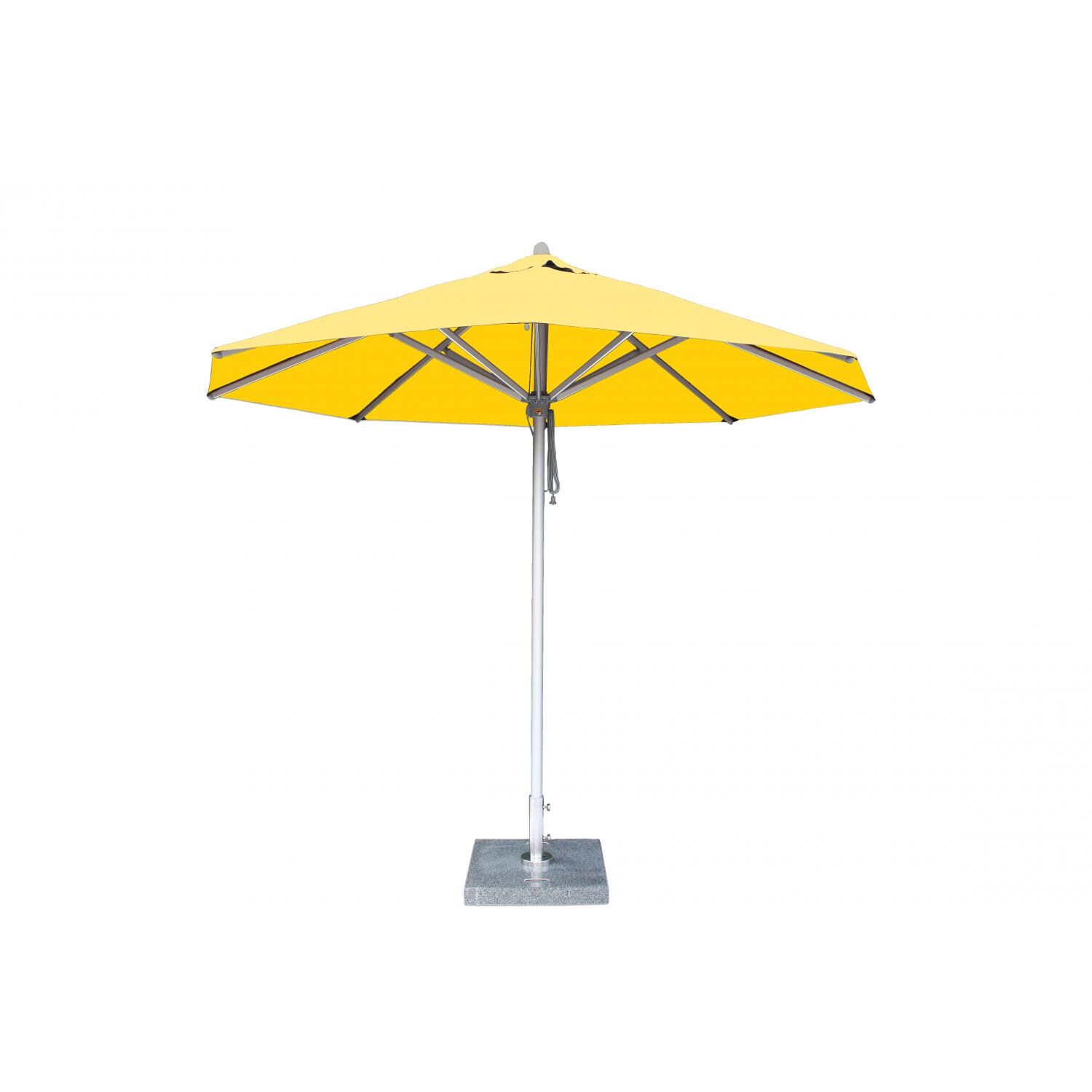 Bambrella Hurricane 8.5 Ft. Round Market Umbrella - Yellow thumbnail