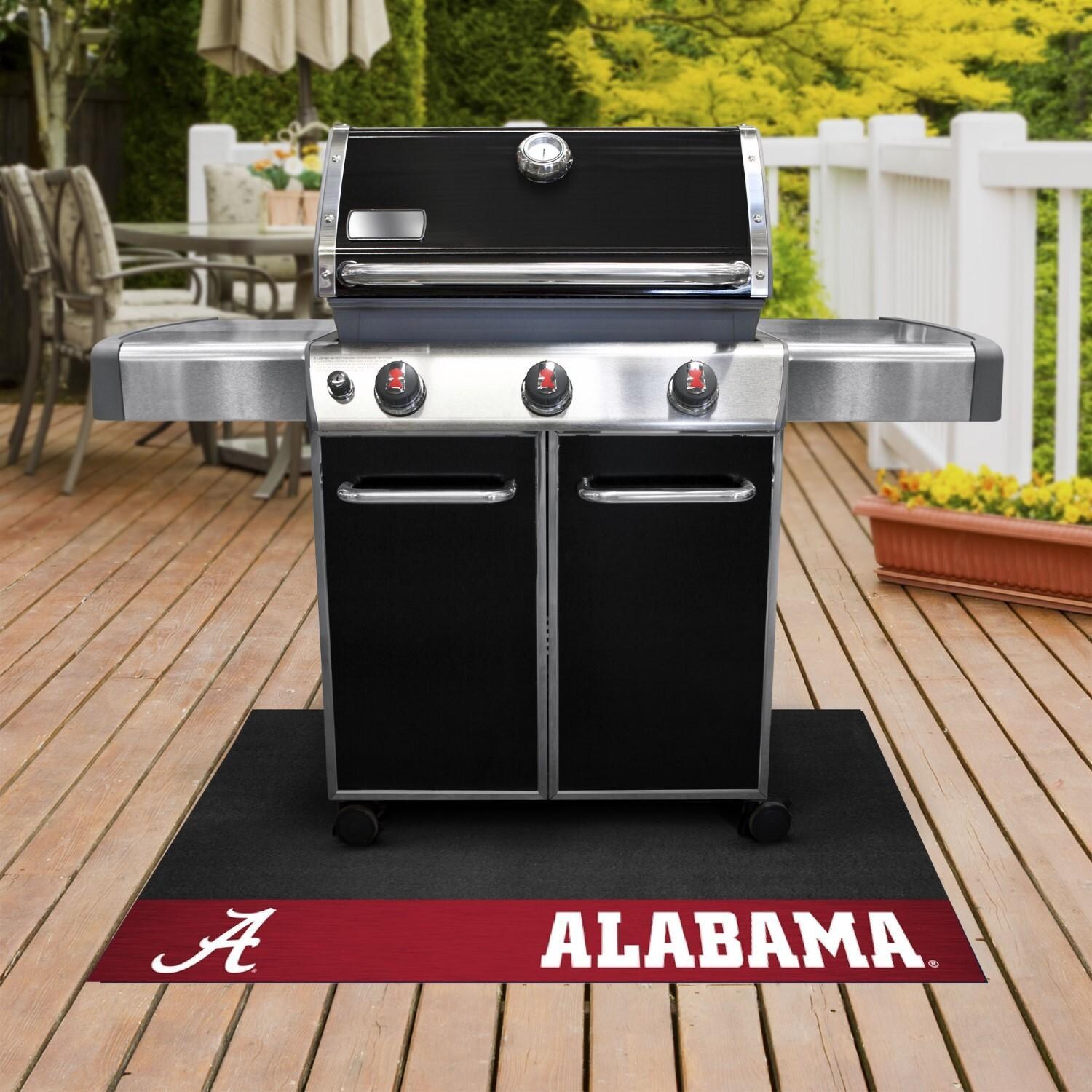FANMATS 12115 University of Alabama Grill Mat - White Background thumbnail
