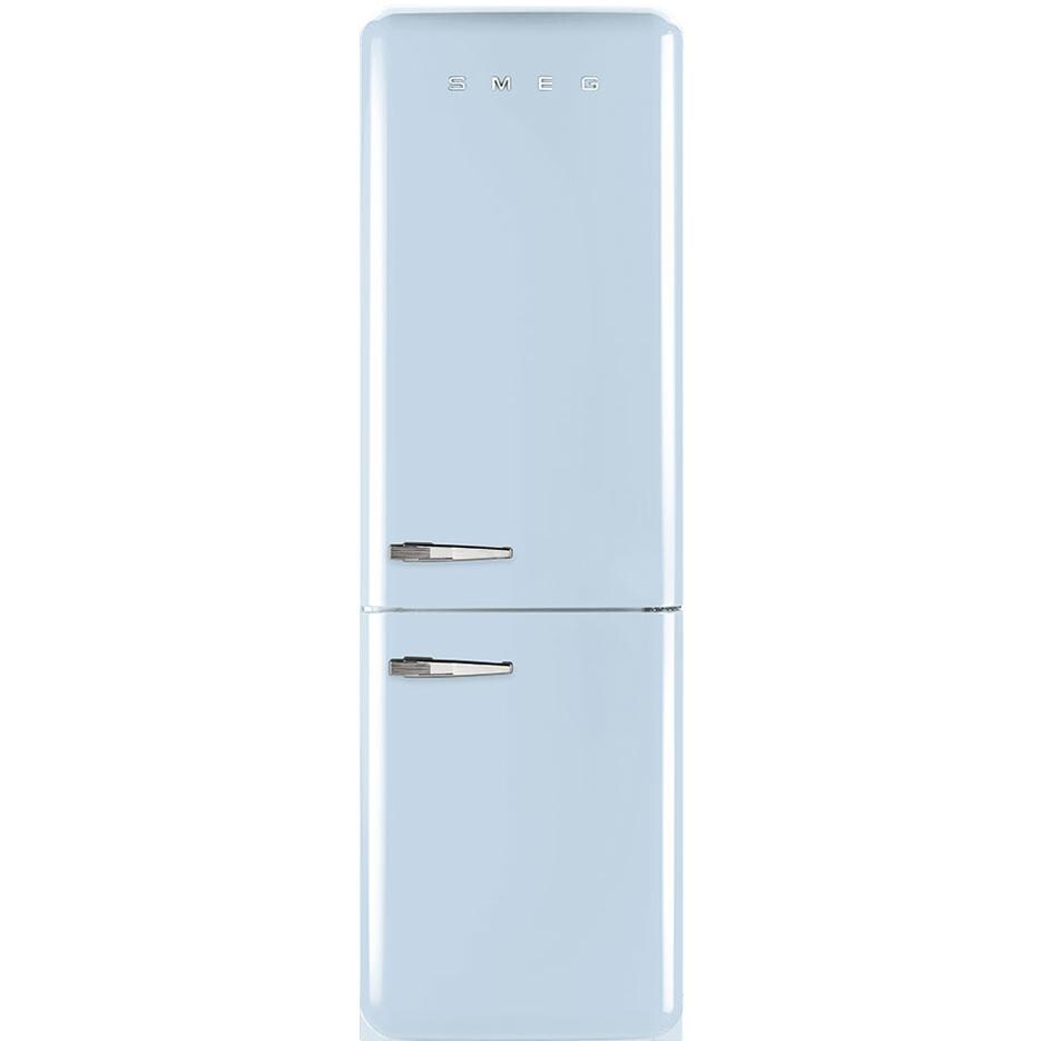 Smeg 50s Retro Style 11.7 Cu. Ft. Bottom Freezer Refrigerator - Pastel Blue - Right Hinge - FAB32UPBRN