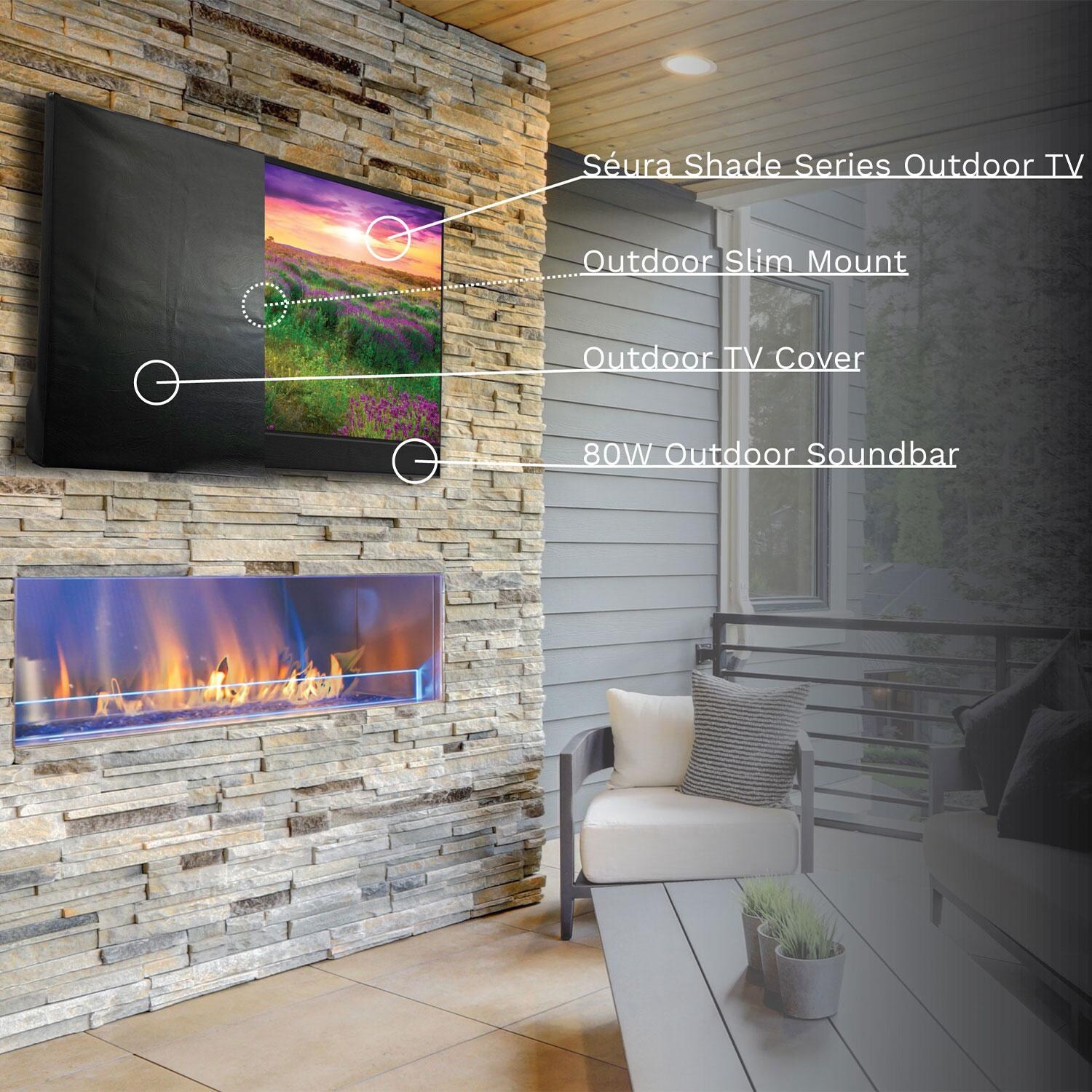 Seura SHD2-65-SSB-2-SW-2-CVRSHD2-65 65-Inch TV Bundle - Cover, Soundbar, & Wall Mounting Bracket thumbnail