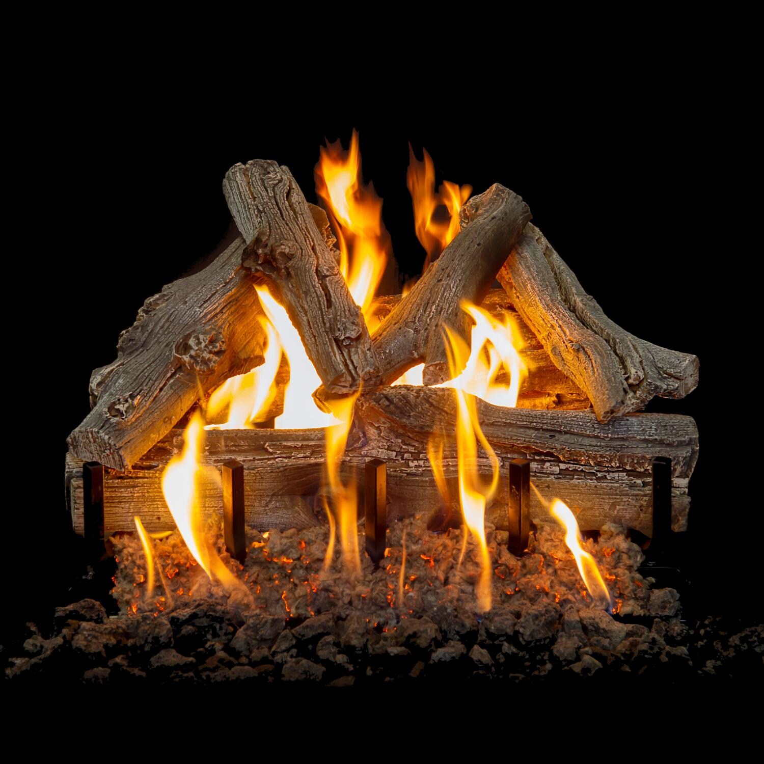Grand Canyon 21-Inch Western Driftwood Vented Log Set W/ 2 BRN Burner thumbnail