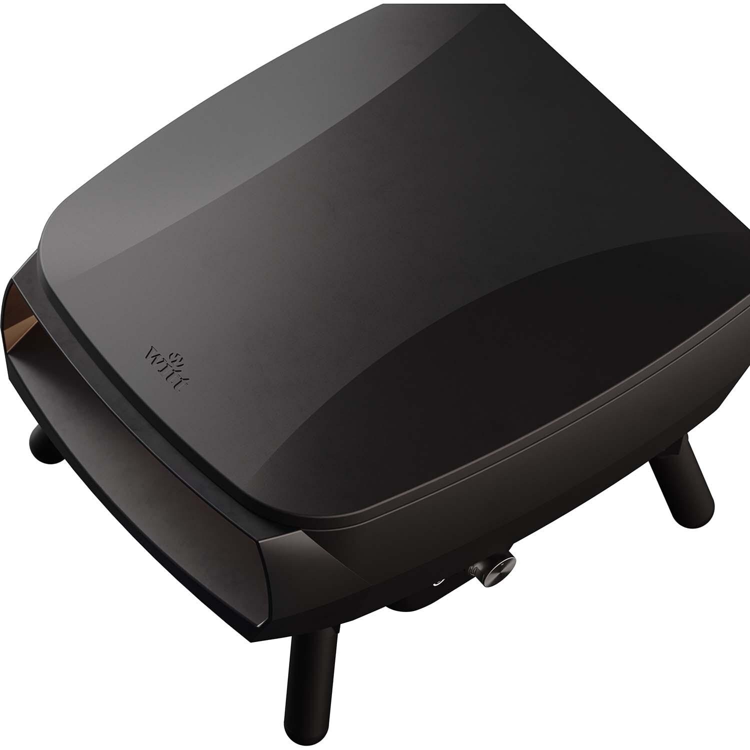 Witt 80650188 Piccolo Rotante Propane Pizza Oven - Matte Black - Top - White Background thumbnail