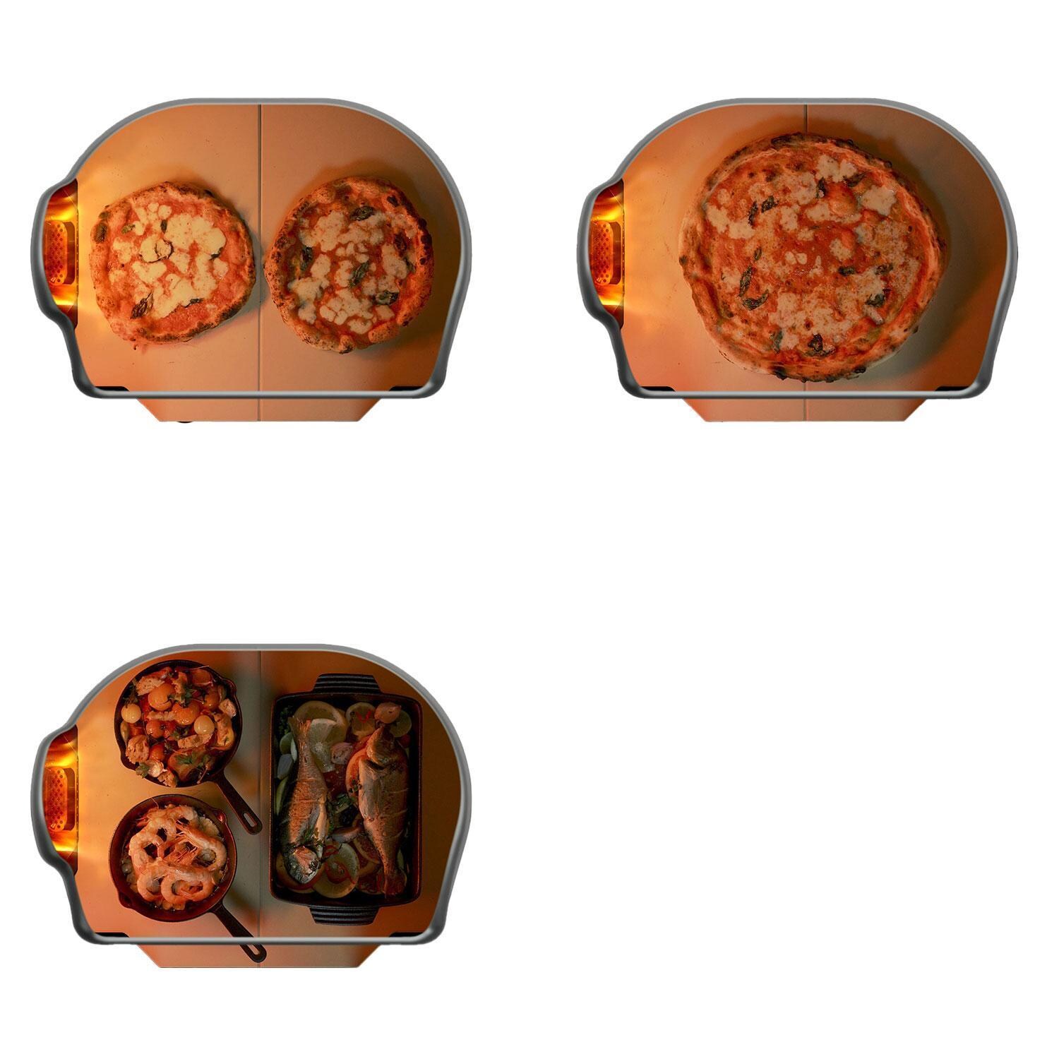 Gozney GMPOBUS1625 Dome Gen 2 Propane Pizza Oven - Off Black - Pizza Space - Detail thumbnail