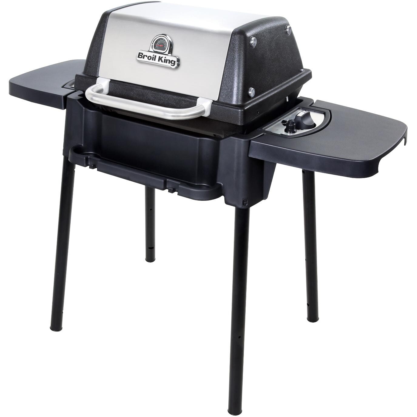 Broil King Porta-Chef 120 Portable Propane Gas Grill - Angled View thumbnail