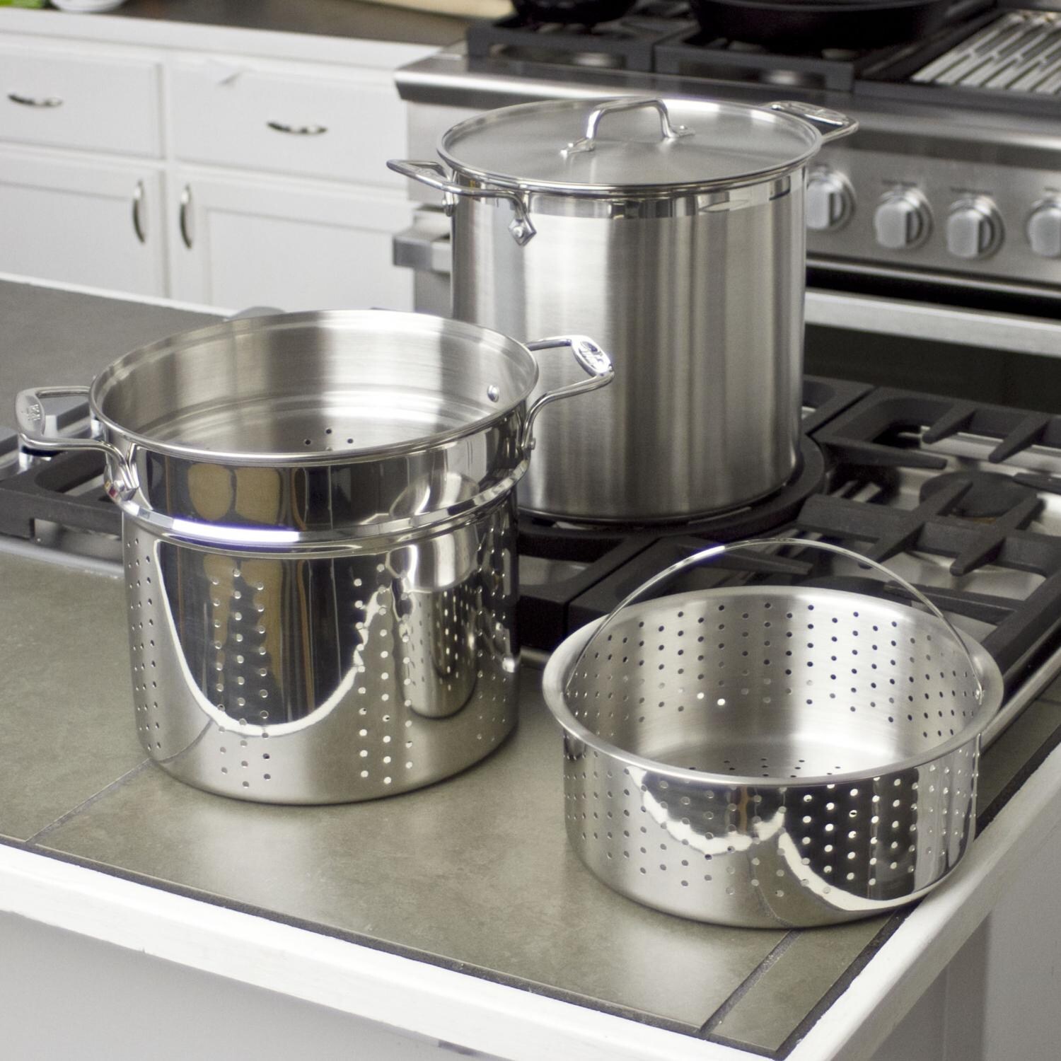 All-Clad Stainless 12-Quart Multi-Cooker In Use thumbnail