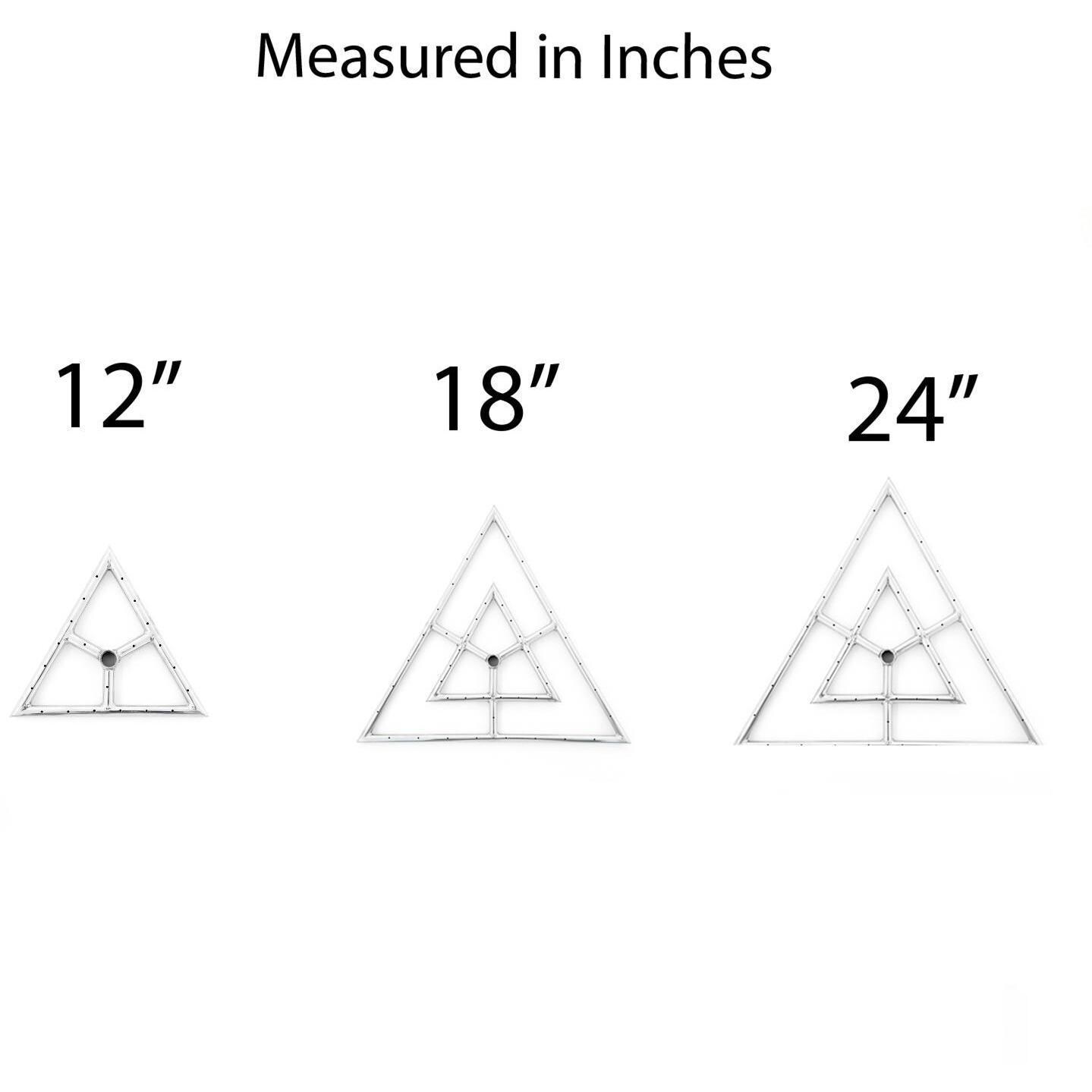 BBQGuys Signature Series Propane Triangle Burner Sizes thumbnail