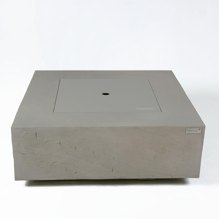 Elementi Capertee OFG411SG-NG 40-Inch Natural Gas Space Gray Fire Pit Table - Table Covered With Aluminum Lid thumbnail