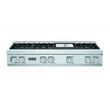 Viking Professional 7 Series 48-Inch 6-Burner Natural Gas Rangetop With Griddle - Stainless Steel - VGRT7486GSS image