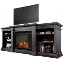 Real Flame Fresno 71-Inch Electric Fireplace Entertainment Center - Dark Walnut - G1200E-DW image