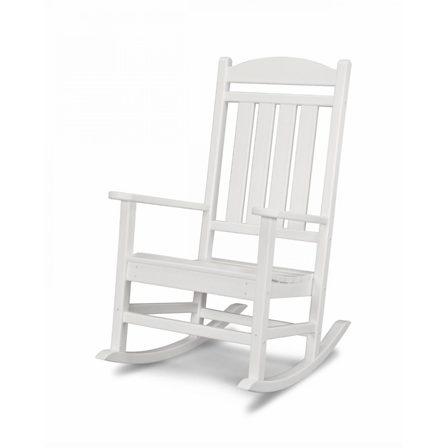 POLYWOOD Presidential Patio Rocking Chair - White thumbnail