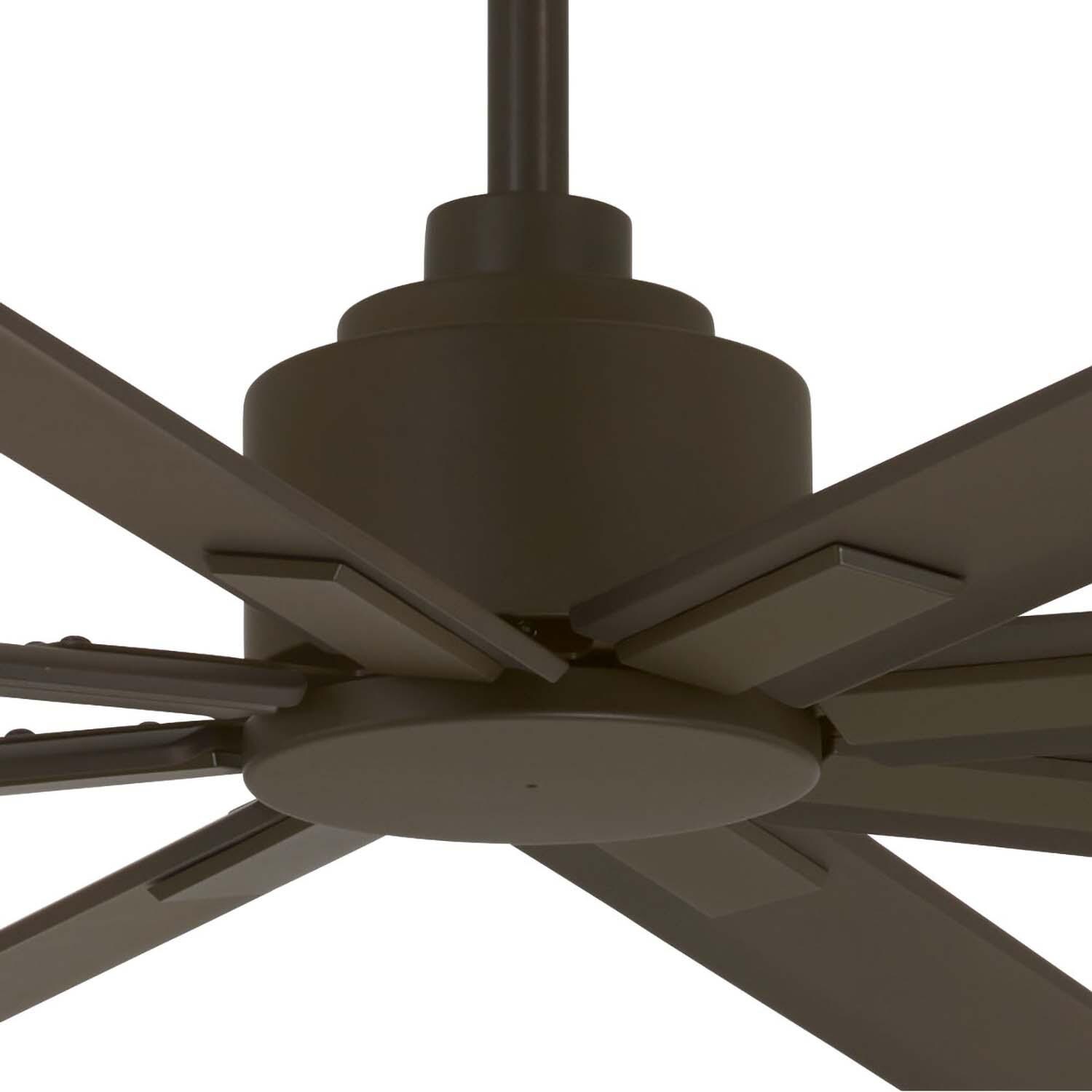 Minka-Aire F896-65-ORB Xtreme H2O 65-Inch 8-Blade Ceiling Fan in Oil Rubbed Bronze Finish w/ Oil Rubbed Bronze Blades - Closeup thumbnail