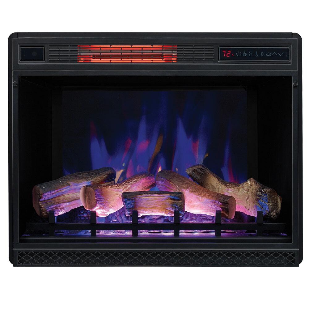 Classic Flame 28II042FGL Spectrafire 28-Inch 3D Infrared Quartz Electric Fireplace Insert - Purple Log thumbnail