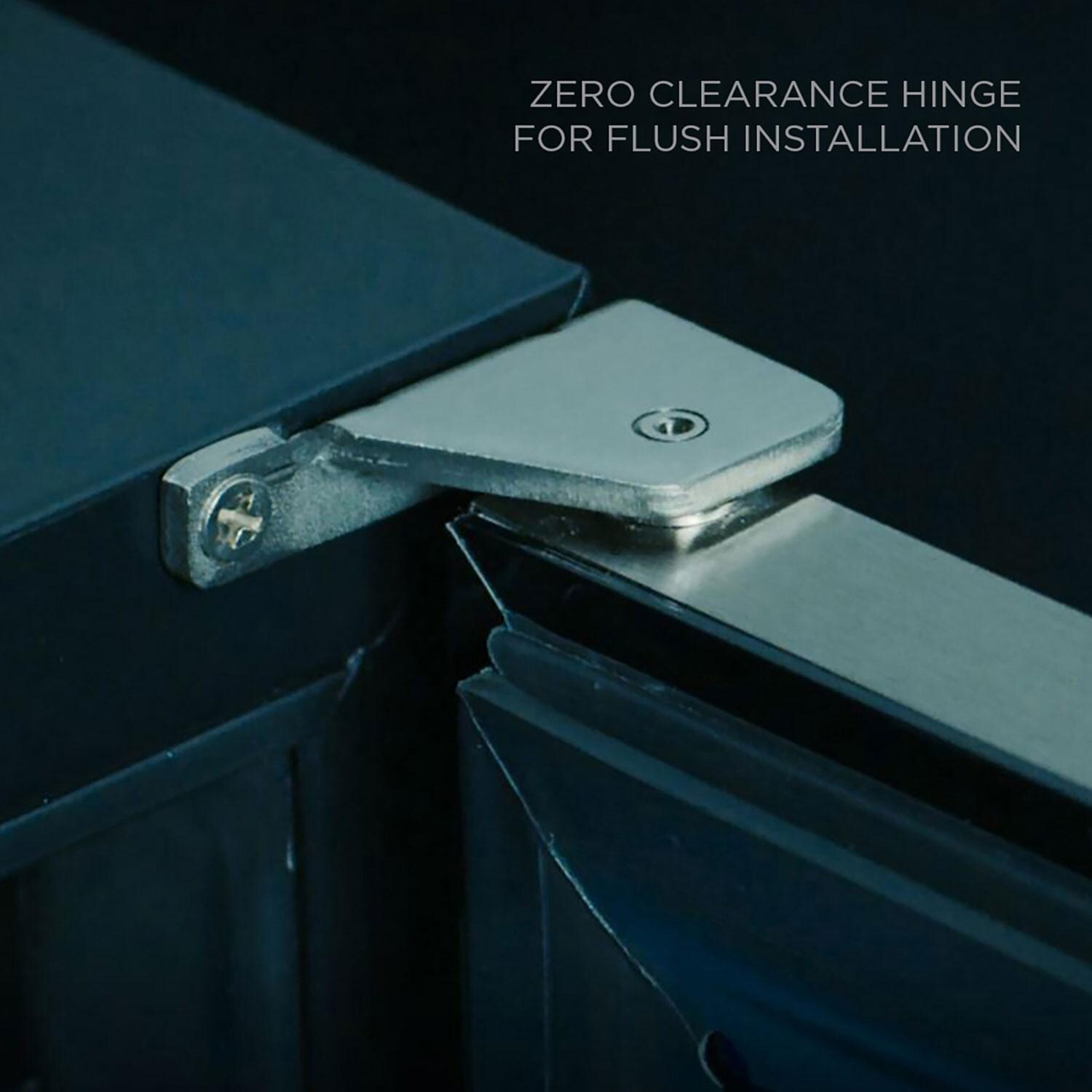 XO Appliance XOU24ORSR 24-Inch 5.7 Cu. Ft. Solid Stainless Steel Refrigerator - Right Hinge - Locking System - Detail thumbnail