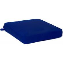 Sunbrella Canvas True Blue Large Outdoor Replacement Seat Cushion W/ Knife Edge By BBQGuys