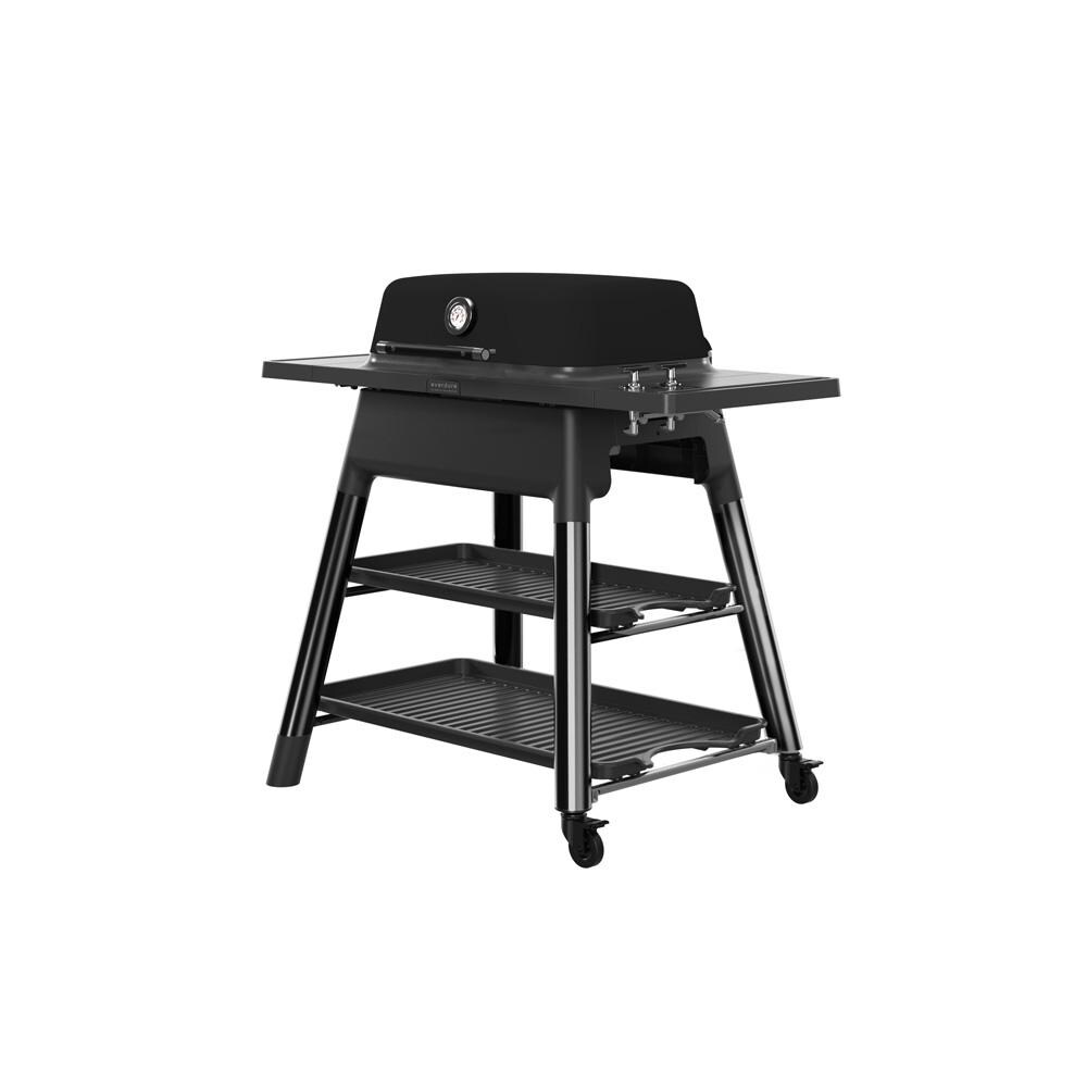 Everdure HBG2BUS Everdure FORCE 48-in 2 Burner Propane Grill w/ Stand - Black - HBG2BUS - Angled - White Background thumbnail