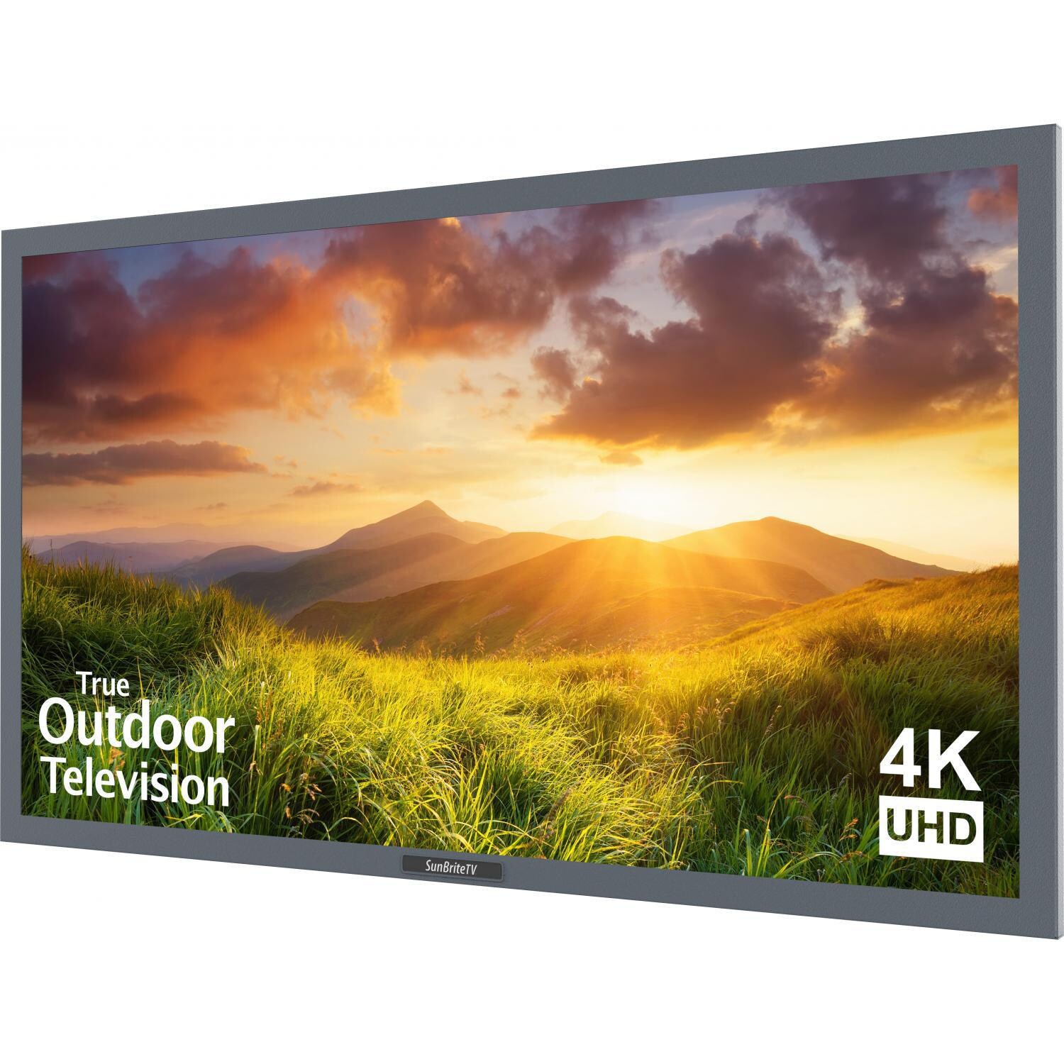SunBriteTV Signature Series 43-Inch 4K LED Outdoor UHDTV - Silver - SB-S-43-4K-SL - Front View thumbnail