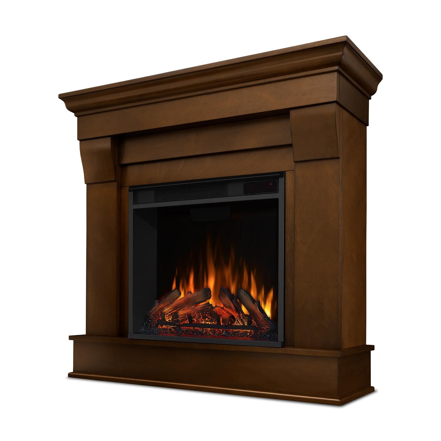 Real Flame - 5910E-E - Chateau 40-Inch Electric Fireplace With Mantel - Espresso - Front thumbnail