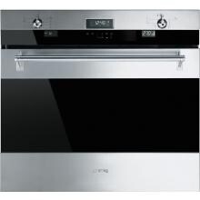 Smeg Classic 30-Inch Built-in Single Electric Multifunction Wall Oven - Stainless Steel - SOU330X1 image