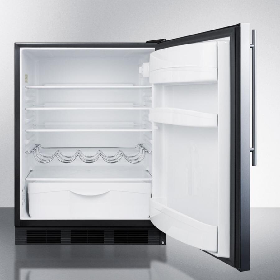 Summit 24-Inch 5.5 Cu. Ft. ADA Compliant Compact Refrigerator - Open View thumbnail