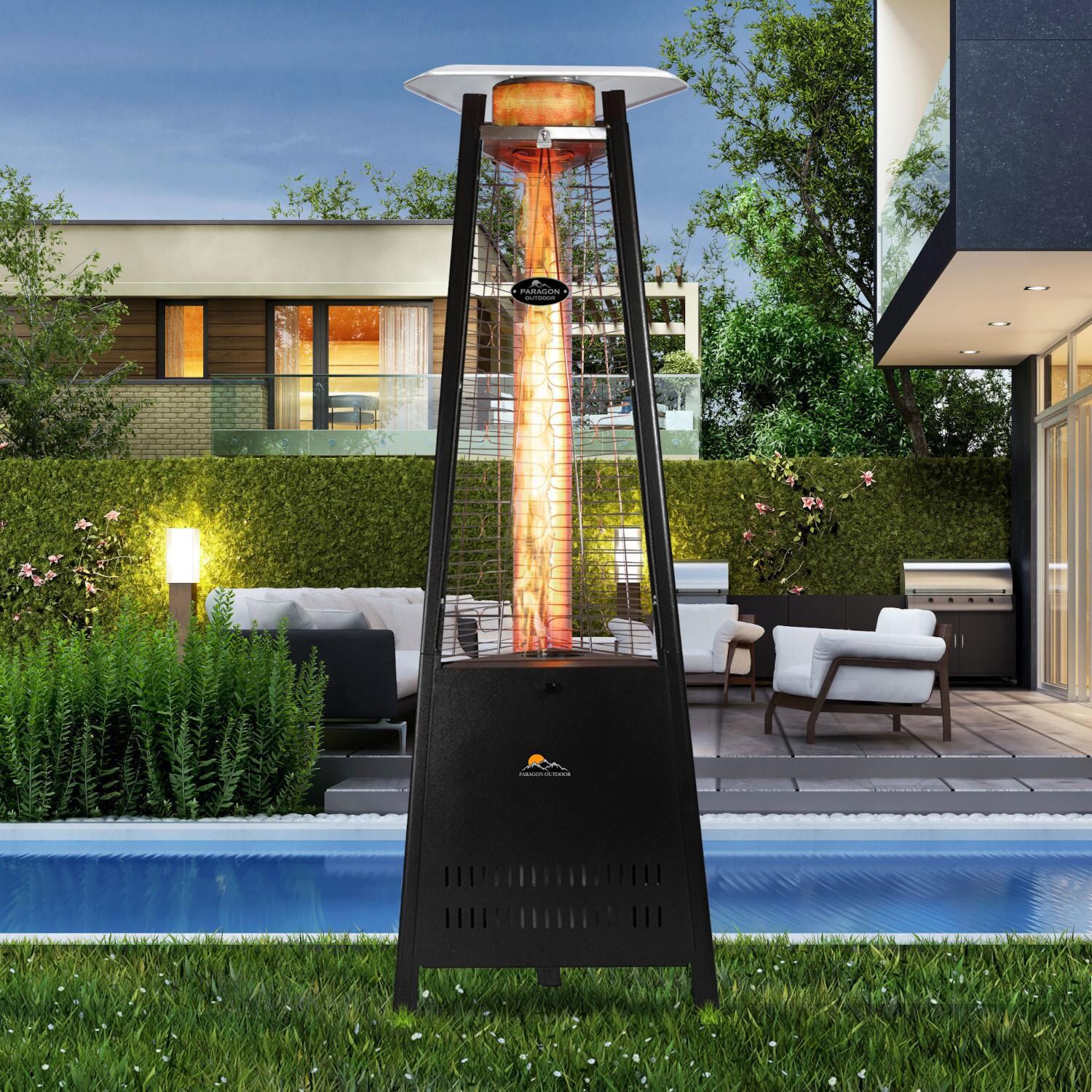 Paragon Outdoor OH-BL42-6M Inferno 42,000 BTU Propane Gas Flame Tower Heater - Lifestyle thumbnail