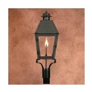 Legendary Lighting Atlas 2 Copper Propane Gas Light With Post Bracket