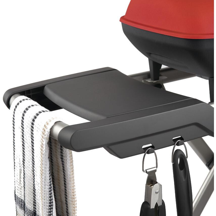 Napoleon TravelQ 285 Portable Propane Gas BBQ Grill On Cart - Integrated Side Shelf thumbnail