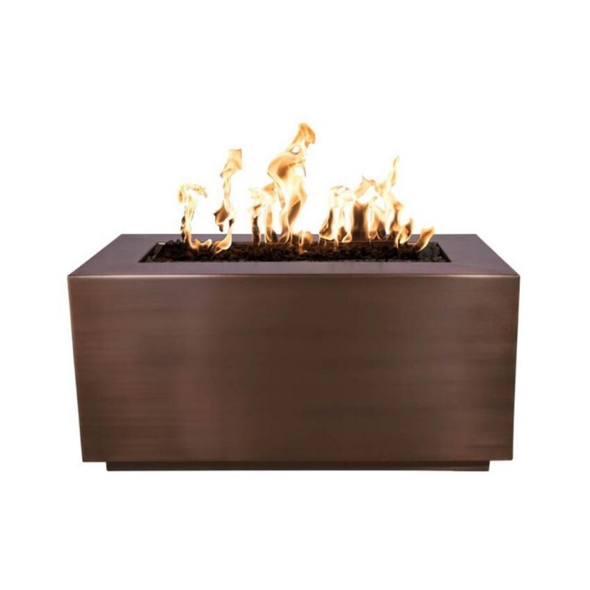 The Outdoor Plus OPT-CPRT7224-HAMC + OPT-232A Pismo 72-Inch Propane Fire Pit - Hammered Copper thumbnail