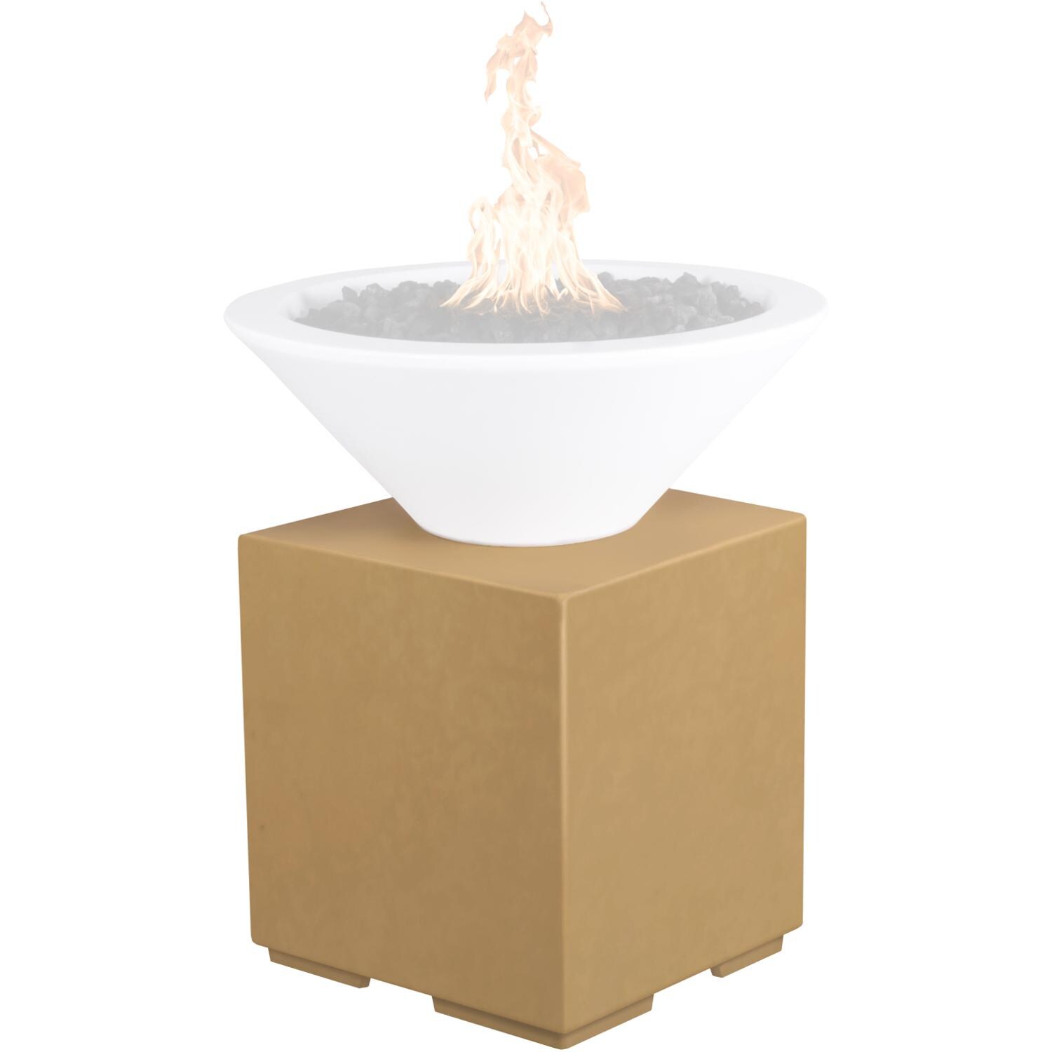 Brown GFRC Pillar with Brown Bowl thumbnail