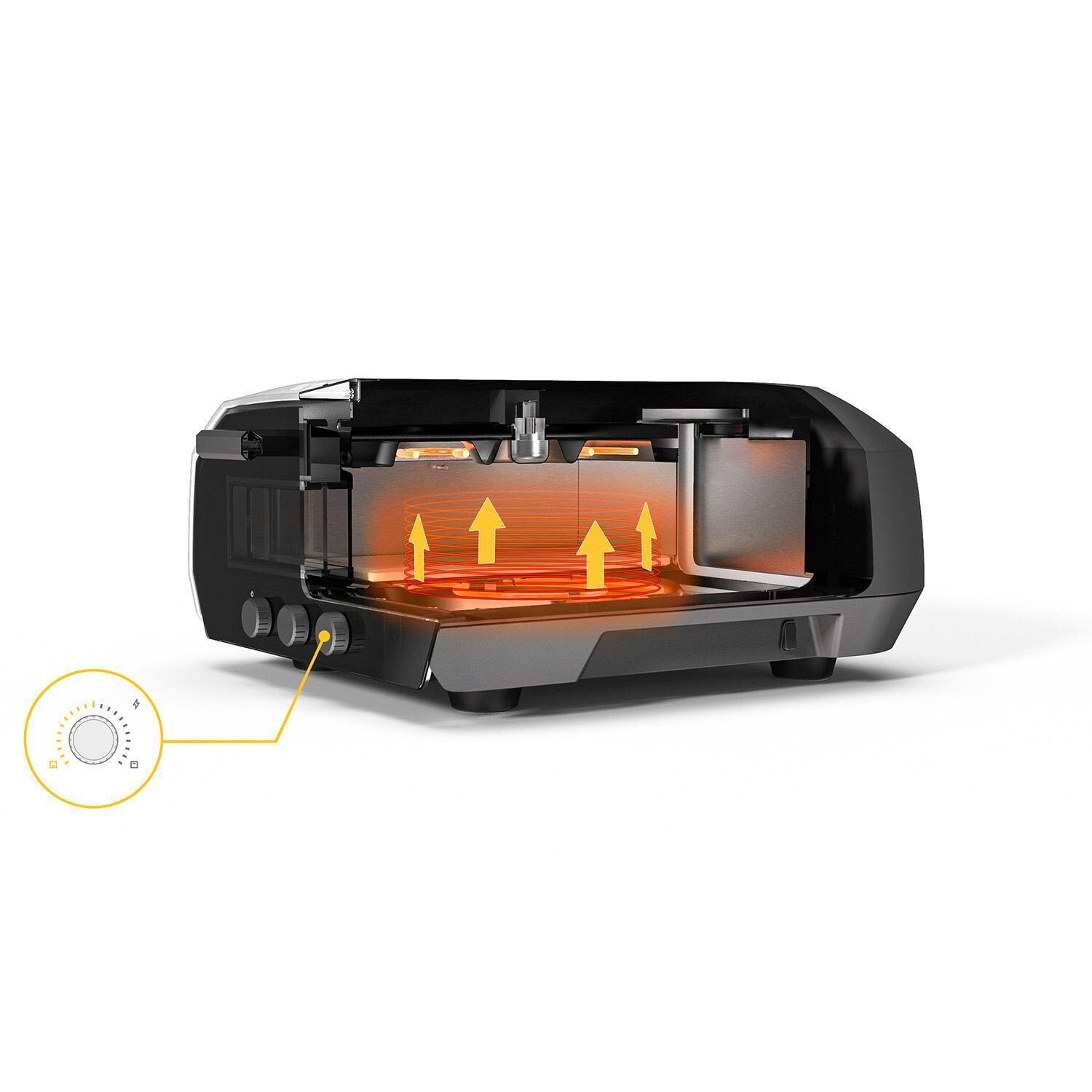 Ooni UU-P12700 Volt 12 Electric Pizza Oven - Bottom Heat Distribution - Detail thumbnail