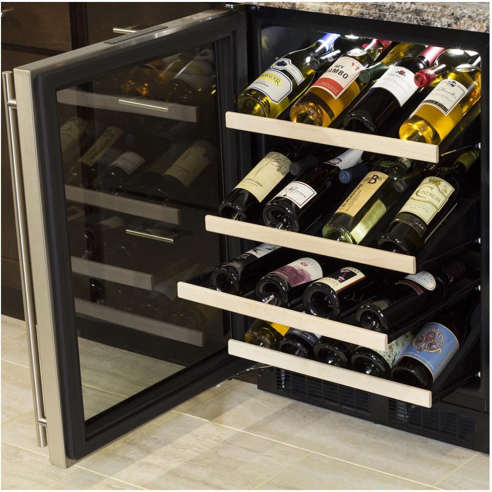 Marvel 24-Inch Single Zone Wine Cellar - Gallery Style - Full Open View thumbnail