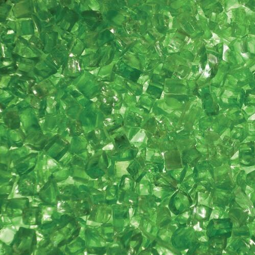 California Outdoor Concepts 1/4Inch Green Fire Glass 10 Lbs 86310