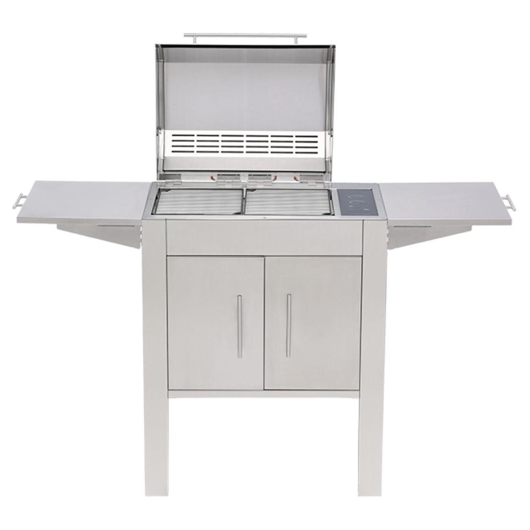 Kenyon C70426 Texan IntelliKEN Touch 3000 Watt Electric Grill - 240V - Lid Open thumbnail