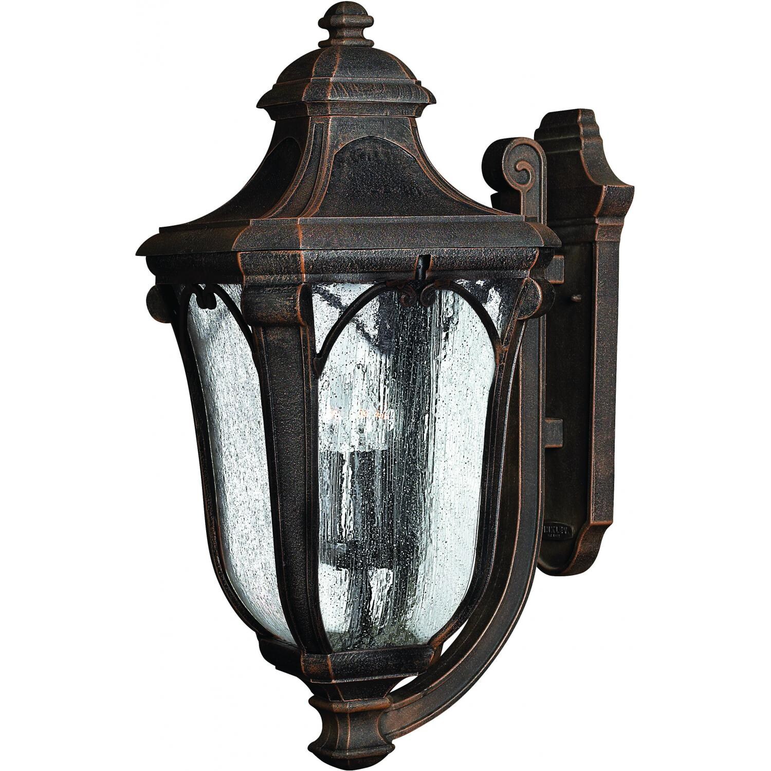 Hinkley Lighting Trafalgar Three Light 27-Inch Outdoor Wall Light - Mocha - 1319MO