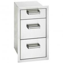 Fire Magic Premium Flush 14-Inch Triple Access Drawer With Soft Close - 53803SC image