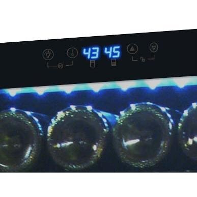 Vinotemp VT-140TSL 142 Bottle Wine Cooler With Left Hinge Thermostat