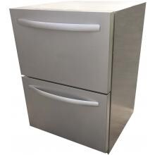 RCS 24-Inch 5.2 Cu. Ft. Outdoor Rated Dual Drawer Compact Refrigerator - REFR4 image
