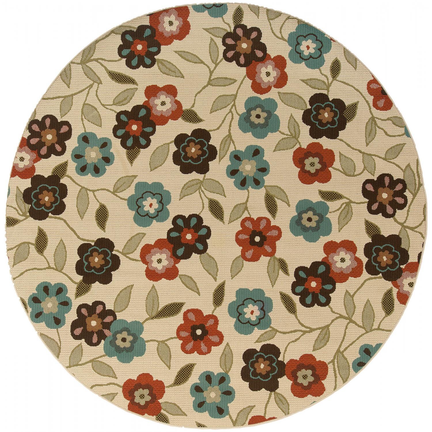 Oriental Weavers Montego 7.10 Ft. Round Indoor/Outdoor Rug - 2267Y thumbnail