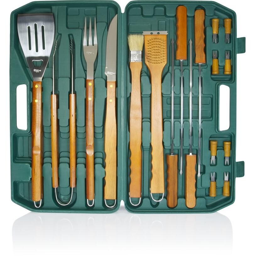 Picnic Time 18-Piece BBQ Tool Set With Case
