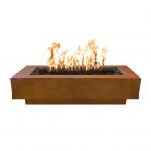 Top Fires by The Outdoor Plus Coronado 48-Inch Natural Gas Fire Pit - Corten Steel - Match Light