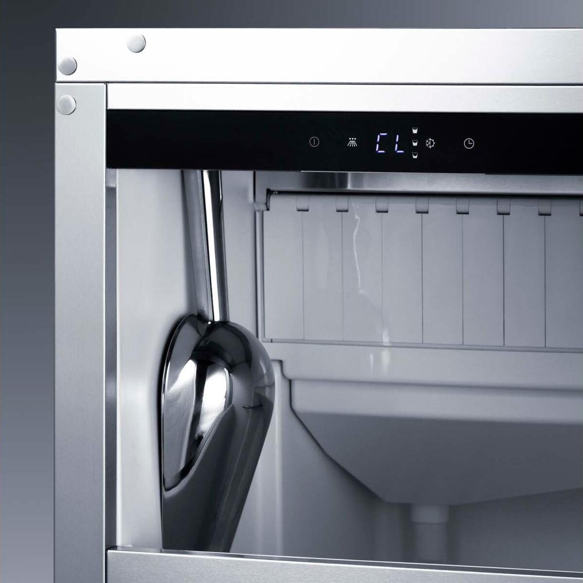 Summit BIM63OSADA 68 Lb. Right Hinge Outdoor ADA Compliant Clear Icemaker - Scoop - Detail thumbnail
