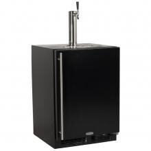 Marvel 24-Inch 5.7 Cu. Ft. Right Hinge Built-in Single Tap Beer Dispenser - Black - ML24BNS2RB