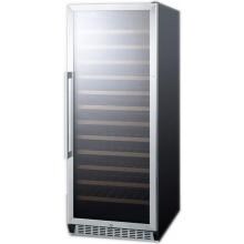 Summit 24-Inch 102 Bottle Wine Cellar / Cooler - Stainless Steel / Black Cabinet - SWC1102 image