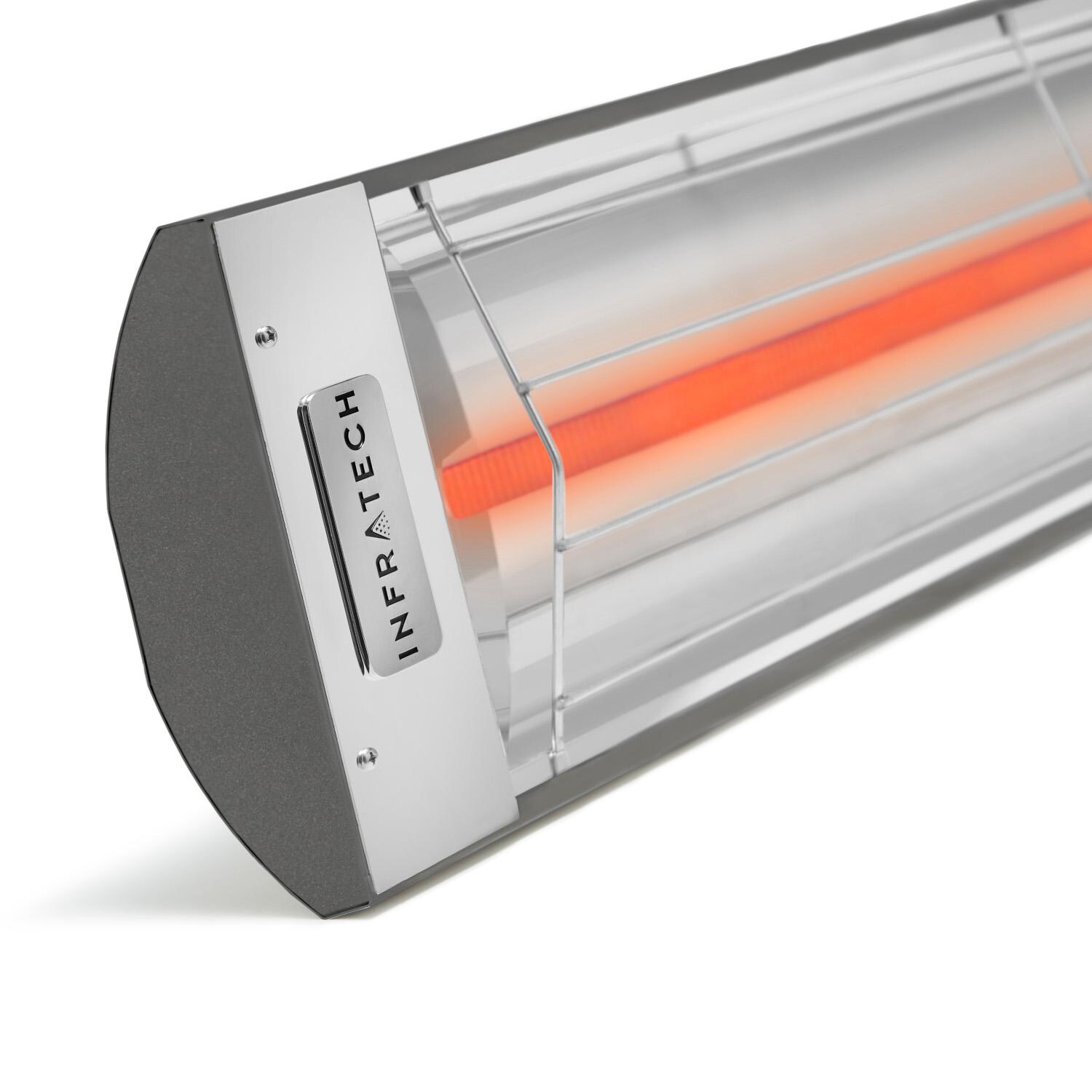 Infratech C-Series 61 1/4-Inch 3000W Single Element Electric Infrared Patio Heater - 240V - Gray - C3024GR