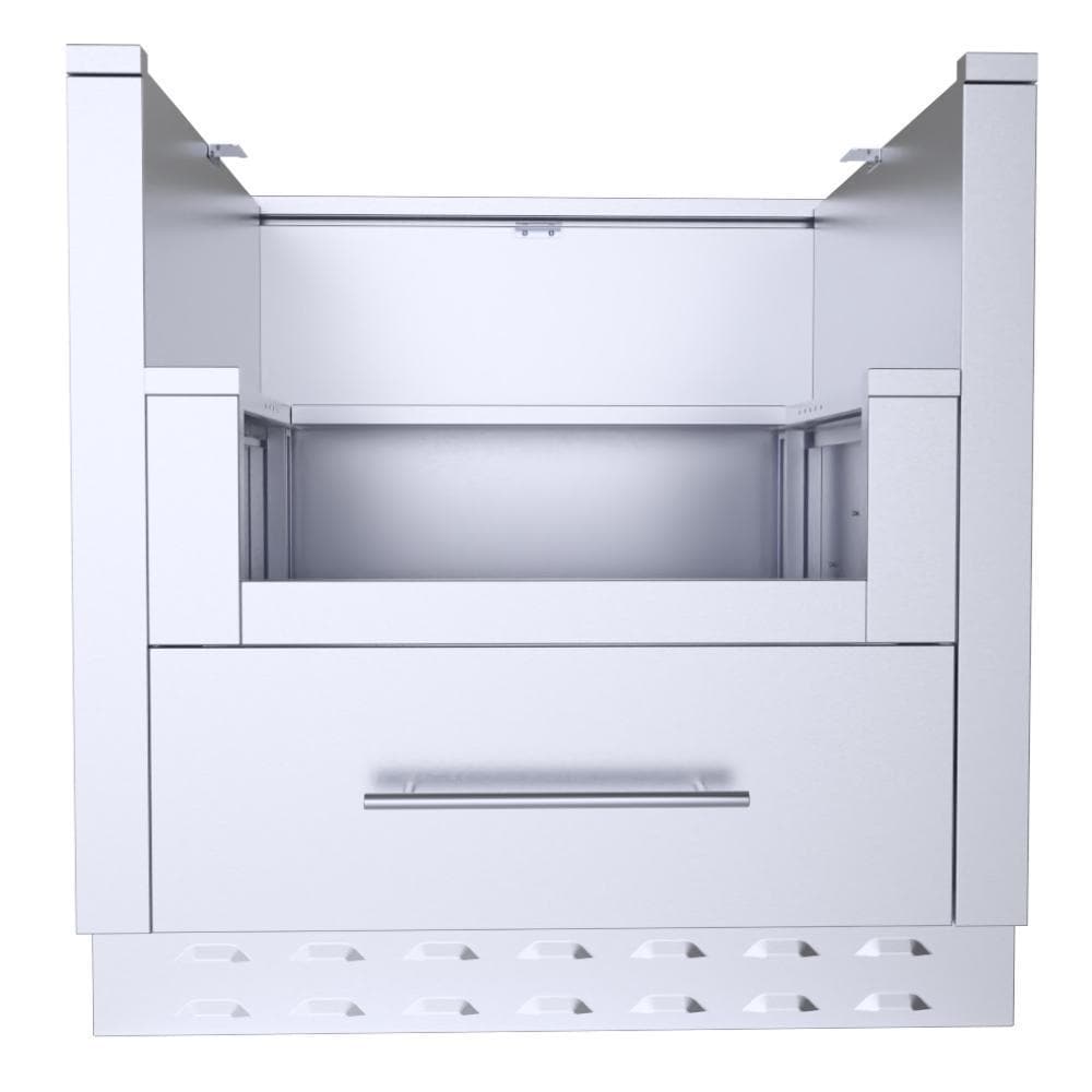 Sunstone SAC33PBDC 33-in Power Burner Base Cabinet - Front View - White Background thumbnail