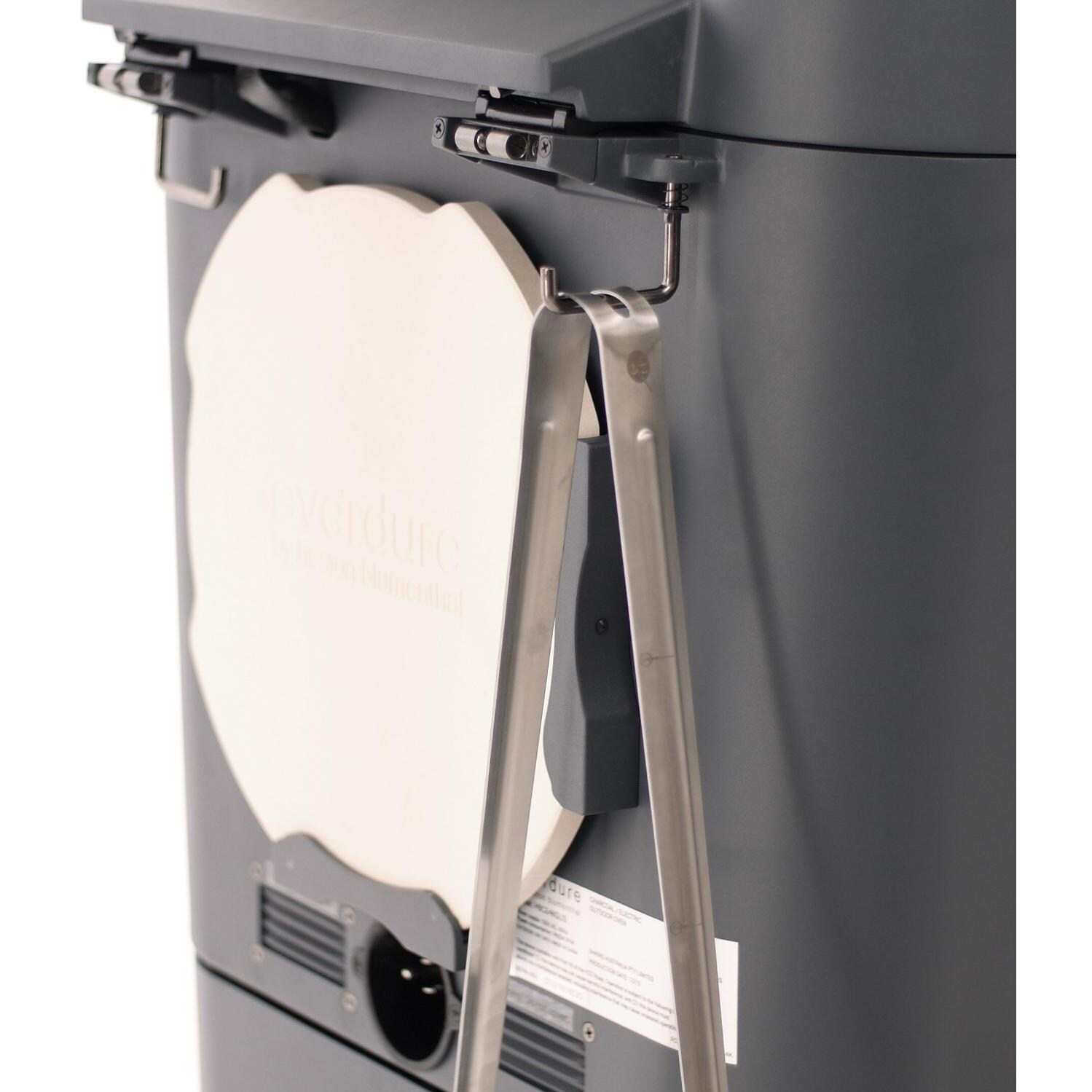 Everdure HBCE4KGUS 4K 21-Inch Charcoal Grill & Smoker - Pizza Stone Storage Slot thumbnail