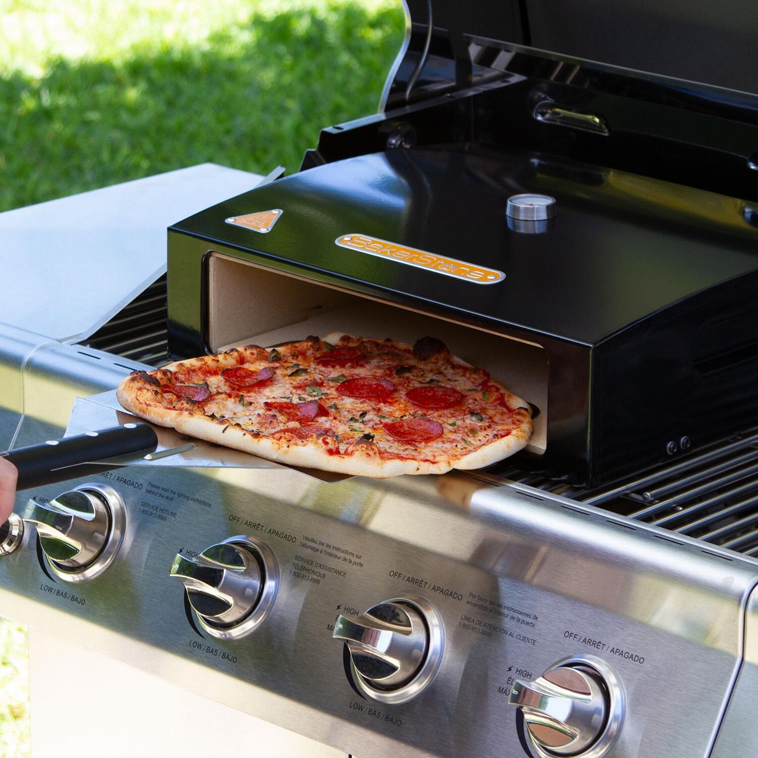 BakerStone 14Inch Basics Pizza Oven Box For 2Burner & Larger Gas Grills BBQGuys
