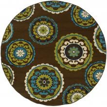 Oriental Weavers Caspian 7.10 Ft. Round Indoor/Outdoor Rug - 859D image